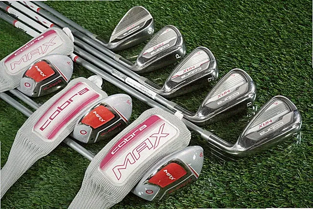 COBRA MAX TECFLO HYBRID / IRONS 8 CLUB SET 4H-SW 50G WOMEN'S LADIES RH ~ WOW!!