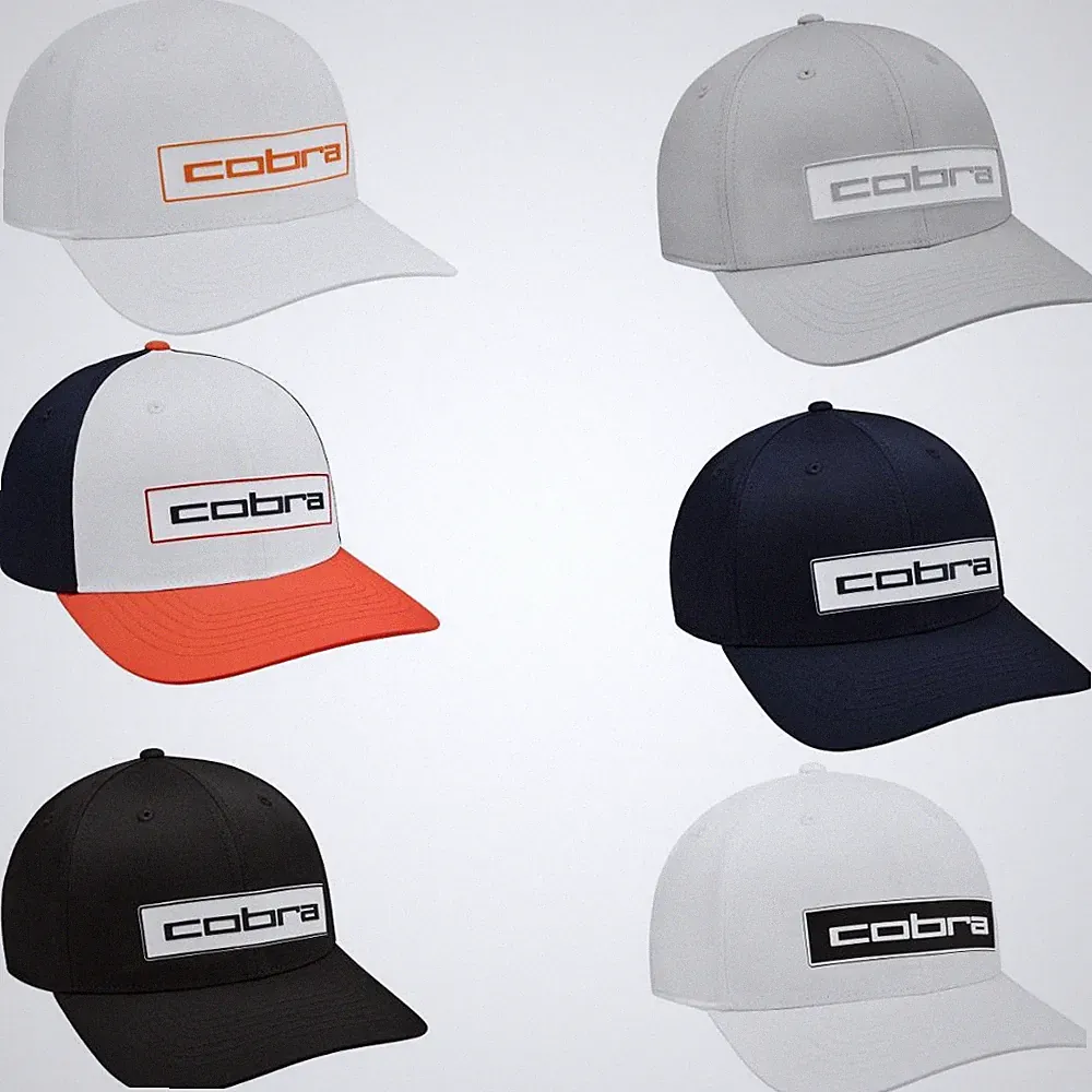Cobra Mens Tour Tech Golf Hat Snapback Cap - New 2026