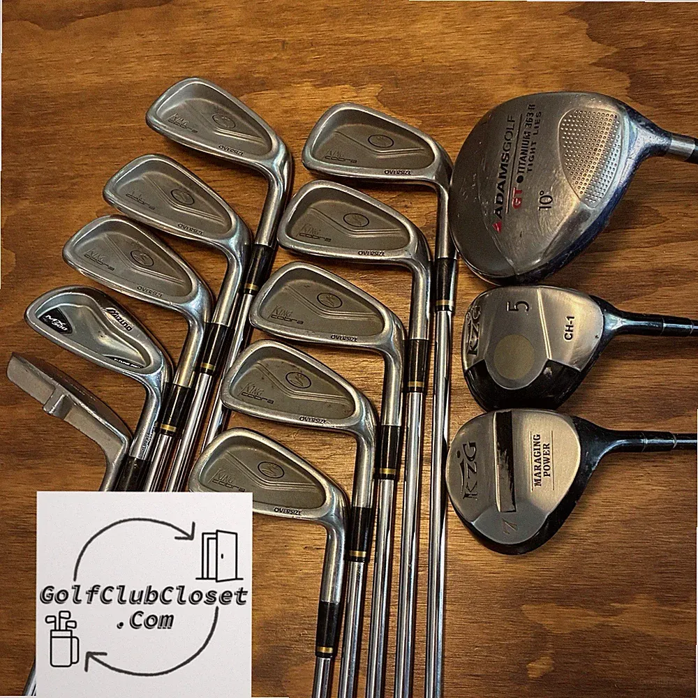 Cobra, Mizuno, Adams, KZG Complete Golf Club Set / Regular Flex Steel Shafts