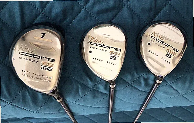 Cobra Offset SS LADIES' 3pc Wood Set 1, 3, 5 L-Flex graphite shafts, Jumbo grips