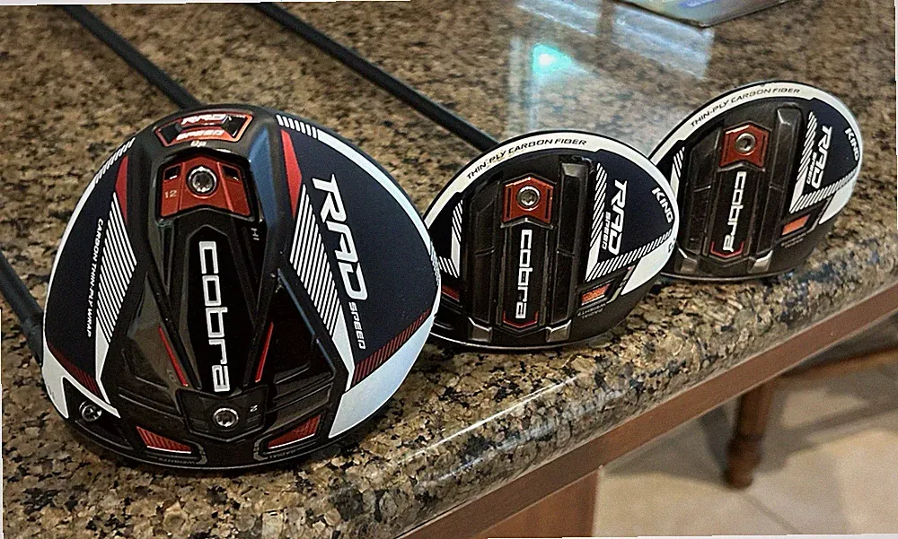 Cobra RADSPEED Set: Driver, 3W & 5W Fairway Woods LZ San Diego Regular Flex w/HC