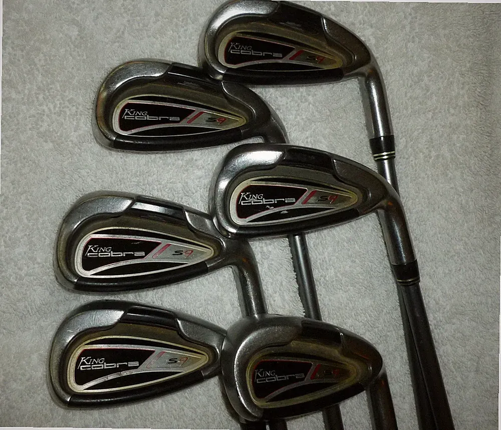 Cobra S9 Iron Set 6pc, 5,6,7,8,9,PW Ys 5.1 Shaft R Flex 55g Low Kick RH
