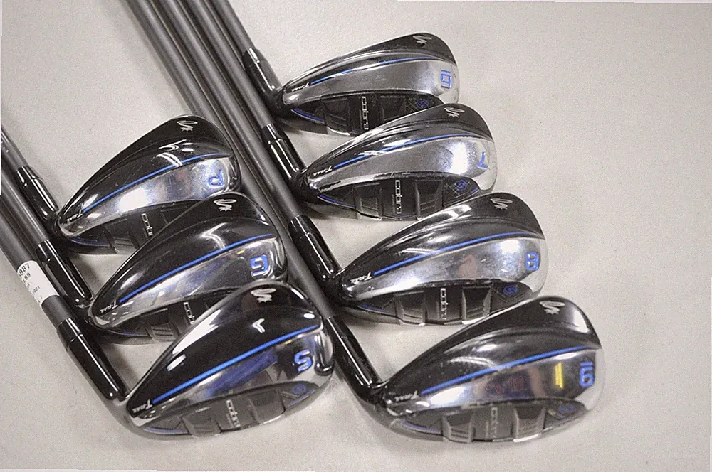 Cobra T-Rail 2021 6-PW,GW,SW Iron Set Senior Lite Flex 45g RH Graphite #225987
