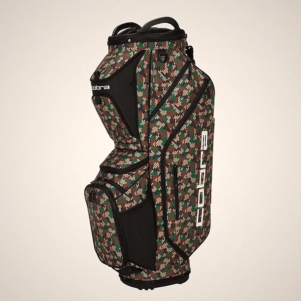 Cobra Ultralight Pro Cart Bag 14 Way Top Golf Bag Snake Camo NEW!