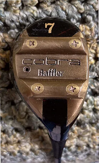 Cobra Vintage Baffler 7 Fairway Wood Wood Head Steel Shaft RH 42” RH