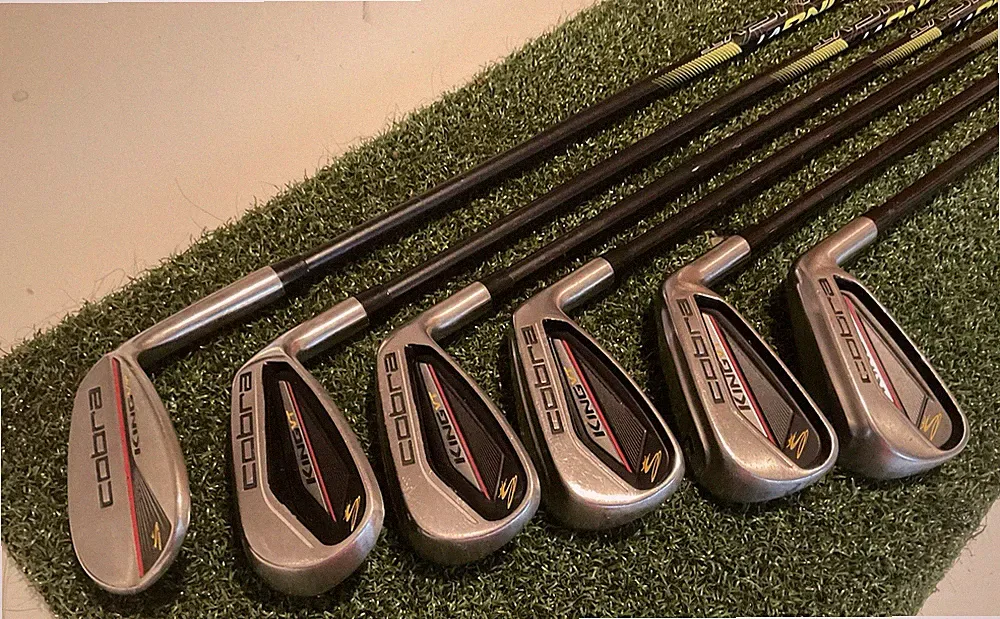 Cobra VT Irons- Golf Club Set of 6- Varsity Graphite Shafts 6/7/8/9/PW/SW