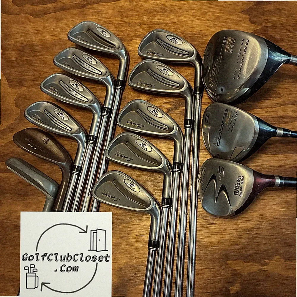Cobra, Wilson, Cleveland Complete Golf Club Set / Regular Flex Shafts