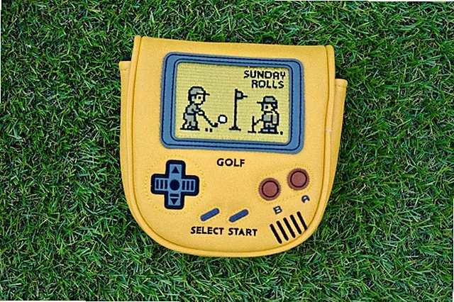Colored Gameboy LAB DF3 Putter Headcover, Center-Shafted Mallet Putter Headcover