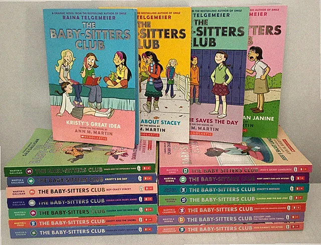 Complete 1 - 18 Books, The Baby-Sitters Club Graphic Novels Book Set Series Lot