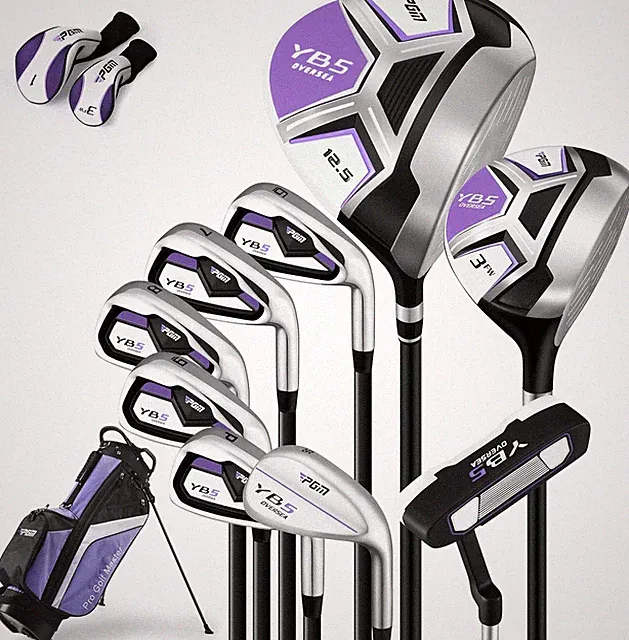 Complete 12/15 Piece Women's Golf Club Set with Bag & Headcovers - Right Handed