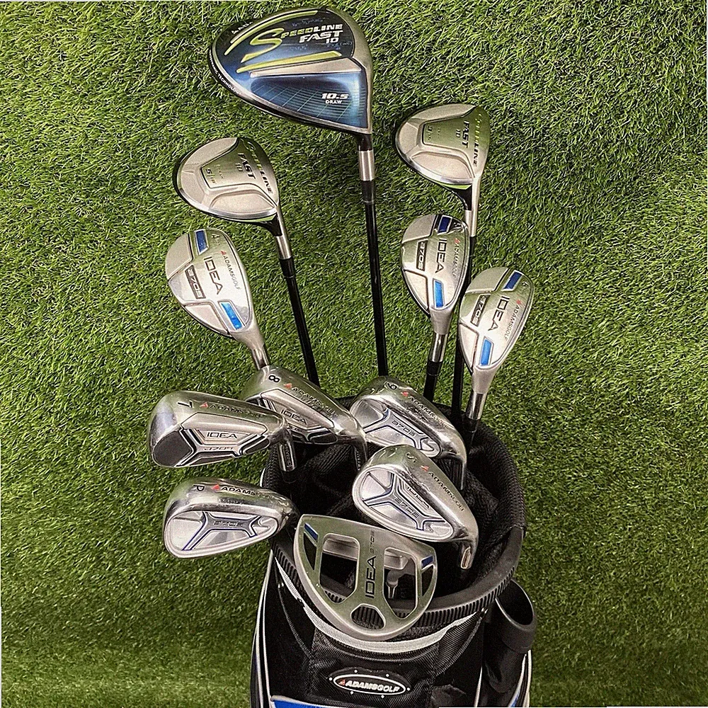 Complete Adams Idea A70S Blue Golf Club Set With Original Bag ⛳️ 13 Pc Set RH