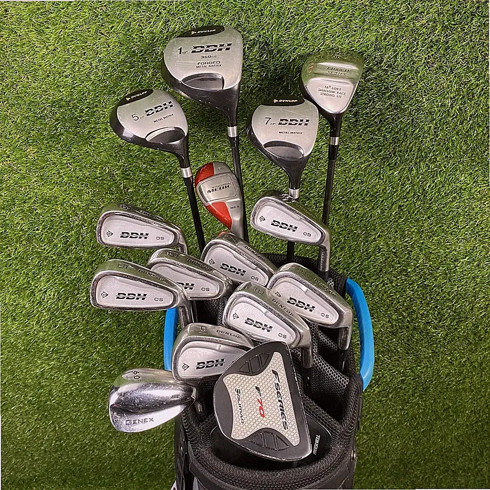 Complete Dunlop DDH Metal Matrix OS Golf Club Set ⛳️ 15 Piece Mid-Firm Flex Set