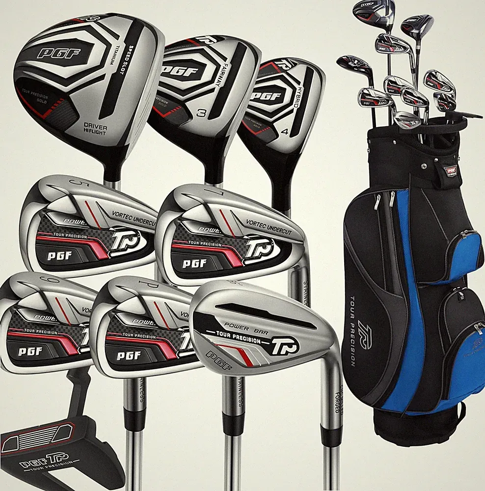 Complete Golf Club Set for Men Women with Forgiving Driver Fairway Wood Hybrid
