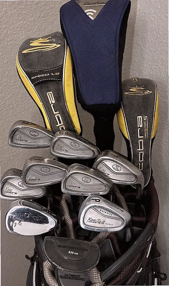 Complete Golf Club Set. KING COBRA/ CLEVELAND LAUNCHER (No Bag) 12 Pcs