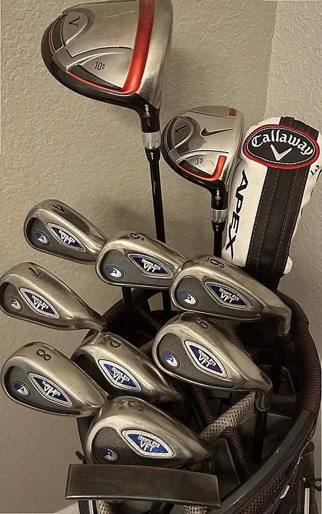 Complete Golf Club Set. NIKE VR/Callaway Hawkeye VFT (No Bag) Ray Cook Putter.