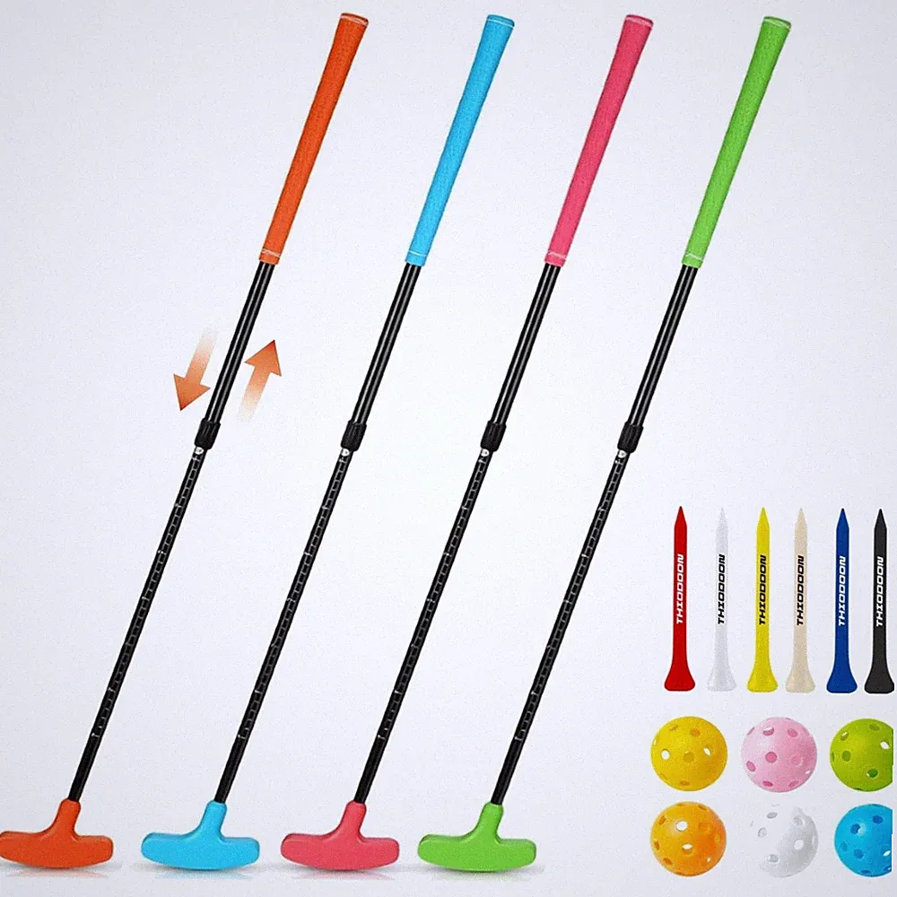 Complete Golf Putter Set for Kids & Adults - 4 Vibrant Colors for Every Golfer