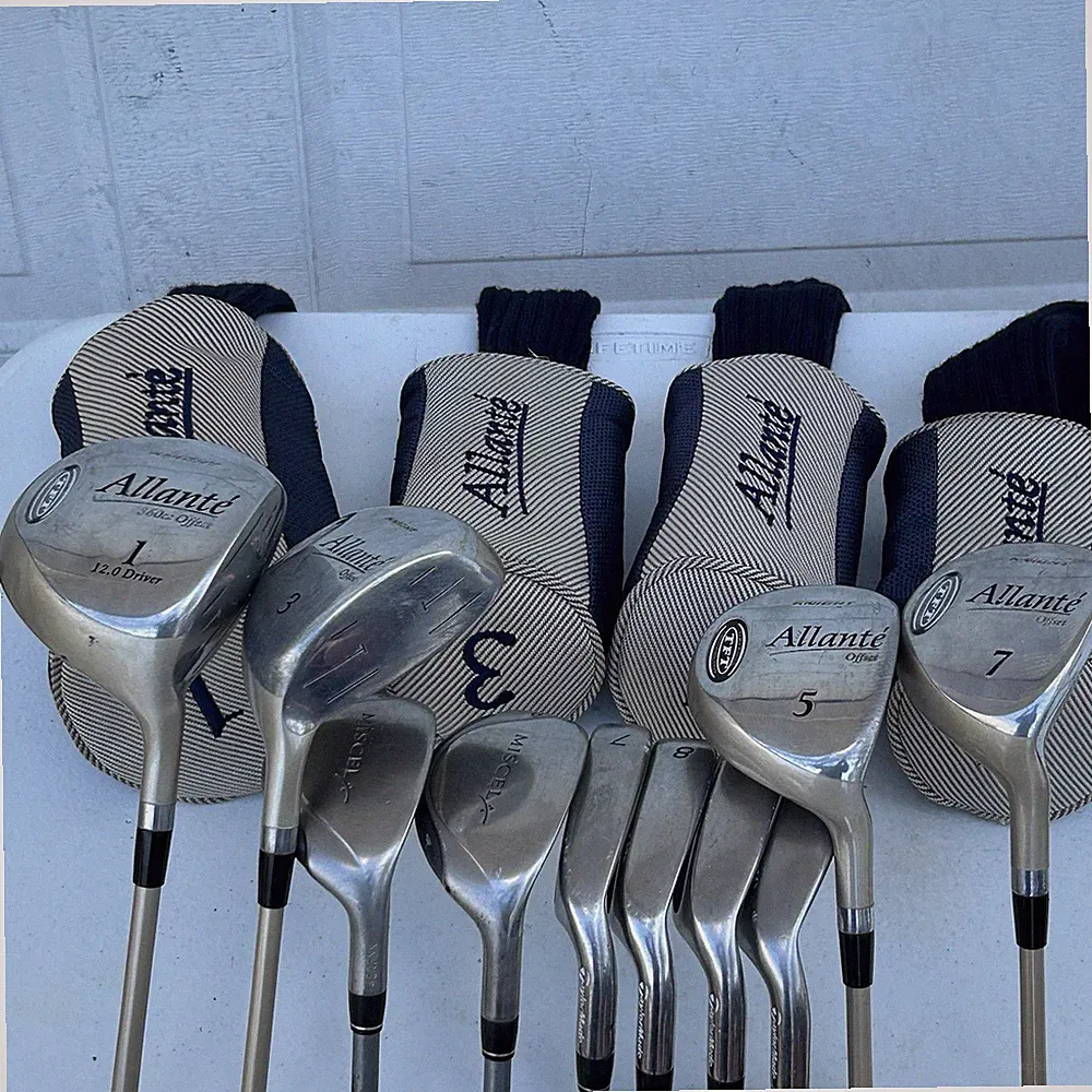 Complete Ladies Golf Set (Taylormade 5H-6H-7-PW) (Knight Driver 3W 5W 7W) 10pcs