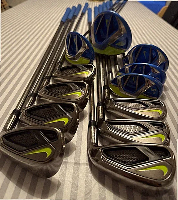 Complete Ladies Nike Vapor Fly Golf Club Driver Wood Hybrid Iron Wedge Set