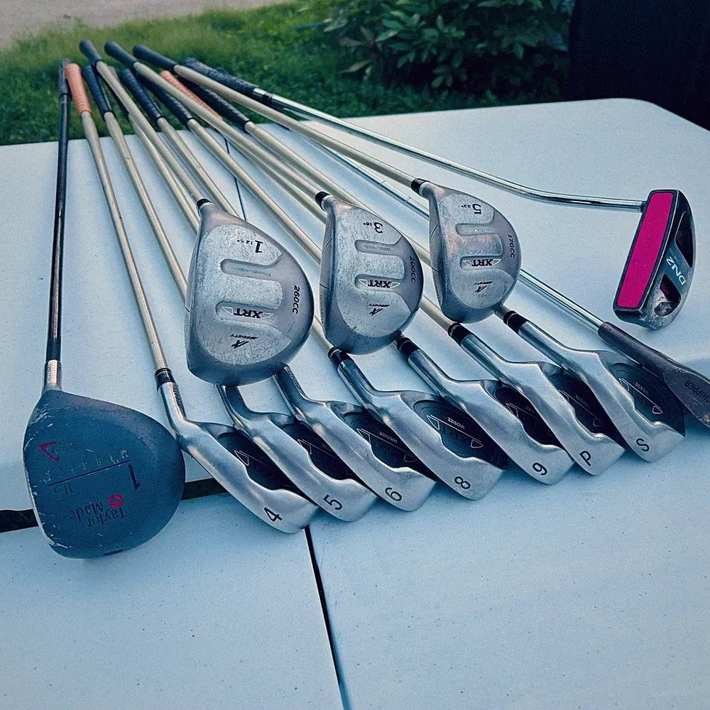 Complete⛳️Set 13 Clubs RH TaylorMade S2 Driver+Affinity XRT FW Irons Wedges Putt