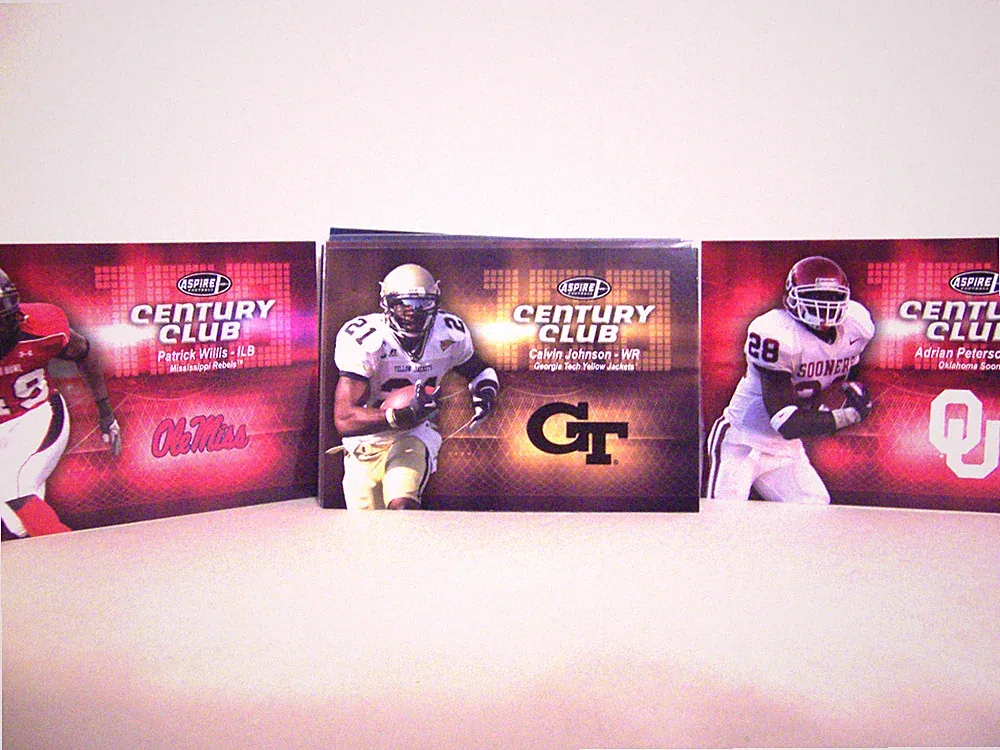 2007 Aspire Century Club Insert Rookie Adrian Peterson Set