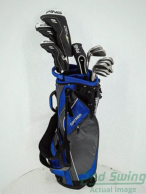 Complete Set Mens Ping TaylorMade Odyssey Golf Clubs Datrek Bag w/Headcovers