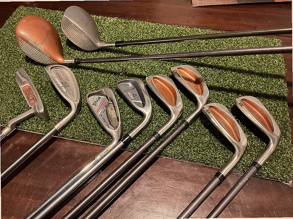 Complete Set Of Golf Clubs-Taylormade Graphite Shafts Set Of 10 Burner Oversized