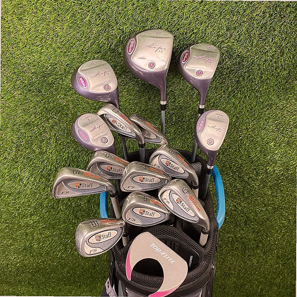 Complete Wilson Staff Fat Shaft / Hope Breast Cancer Golf Set For Ladies ⛳️ RH