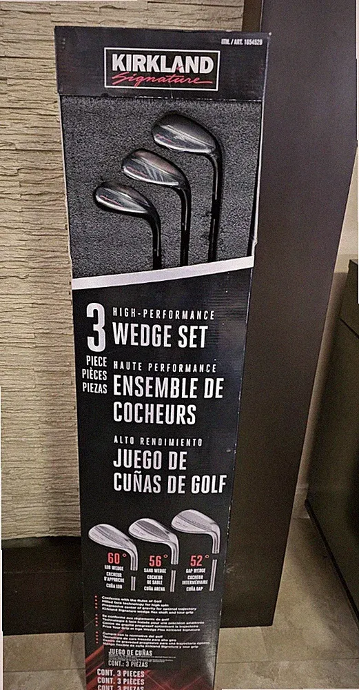 Costco Kirkland 3 Piece Golf Wedge Gen 2 Gap Sand Lob Set Right Hand Title Vokey