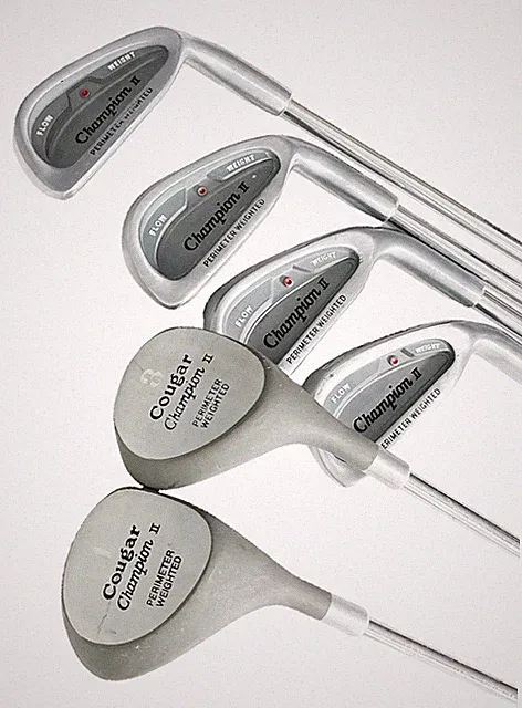 Cougar Champion II Golf 1-3 Wood 3-5-7-9 Iron RH Steel Ladies Flex Cougar Grip