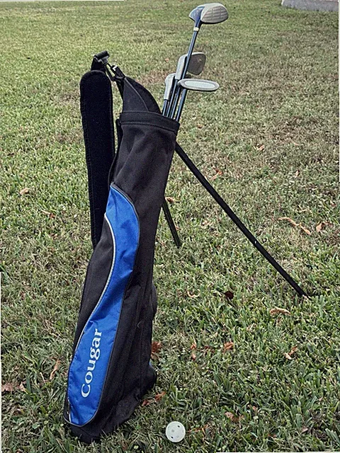 Cougar X-CAT Junior Golf Clubs + Bag - Driver, 5/6, 9/W, Putter w practice balls