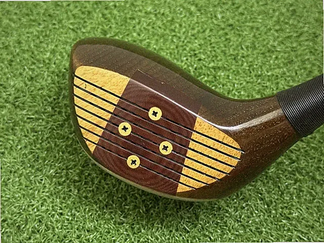 Custom Lite Genuine USA Persimmon Driver Golf Club Right Handed Steel Stiff Flex