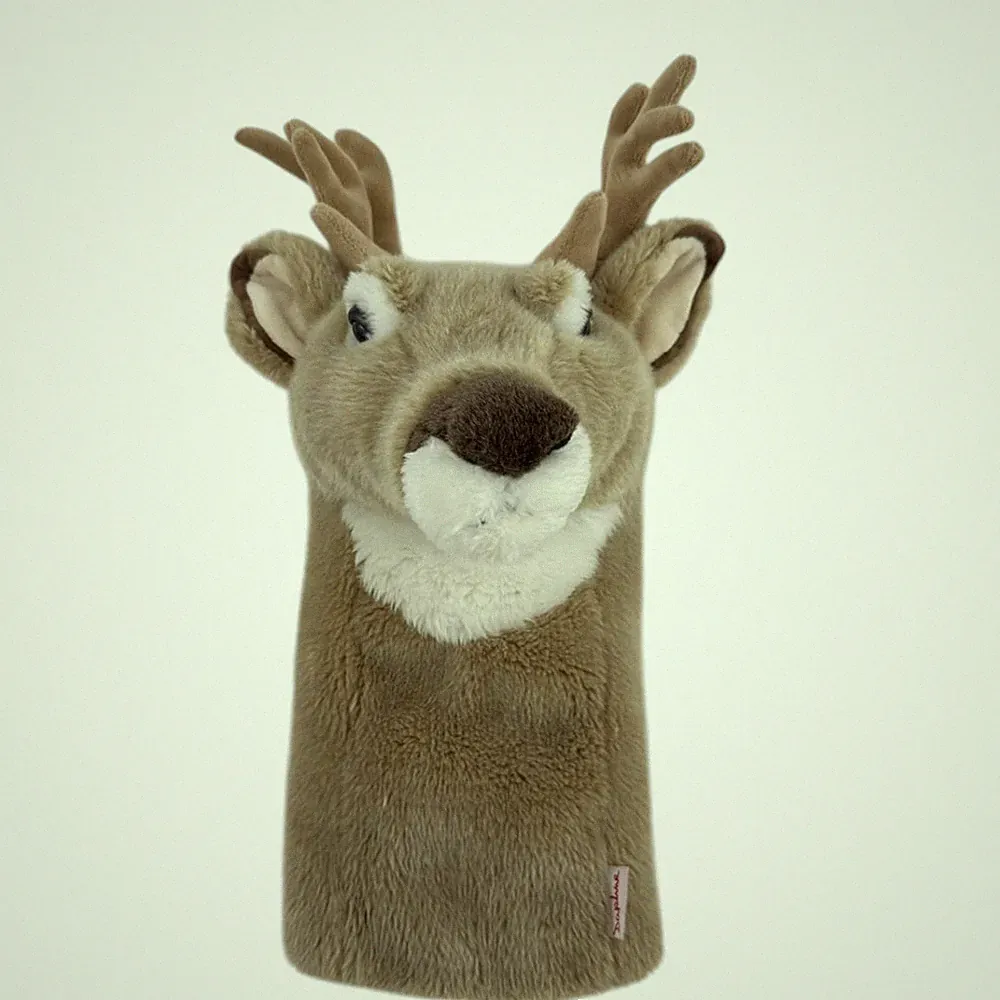 Daphnes Deer Buck Driver Headcover Plush Animal Golf Club Cover 10 Point Rack