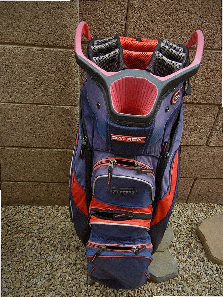 DATREK LITE RIDER PRO Golf Club Cart Bag, 15-Way, EXCELLENT! + XTRAS!