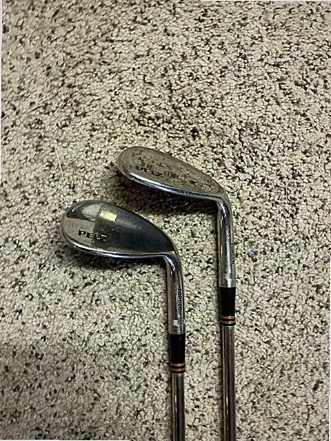 Dave PELZ Forged Wedge Set 60 64 Lob X Precision Steel Wedge Flex RH ~NEW GRIPS