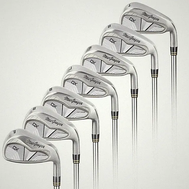 Defect MacGregor DX Carbon Steel Iron Set MRH, Graphite Regular Heavily used