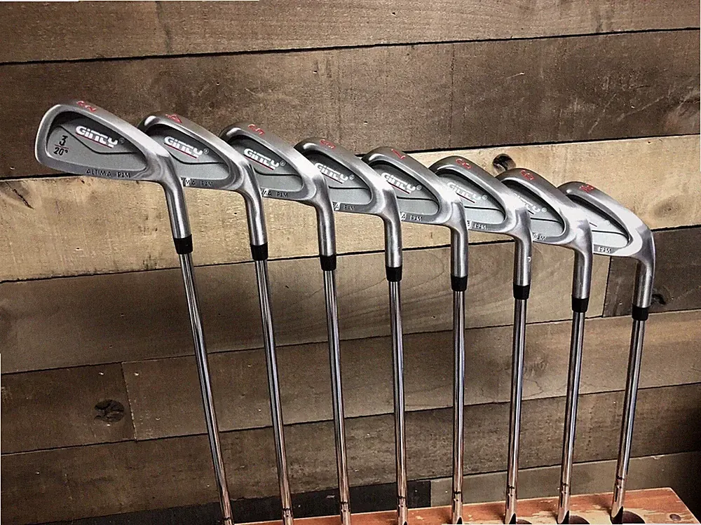 DEMO Ginty HEAVY GOLF CLUBS Mens Iron Set 3-PW Steel Shaft Regular Flex 261-HCK9