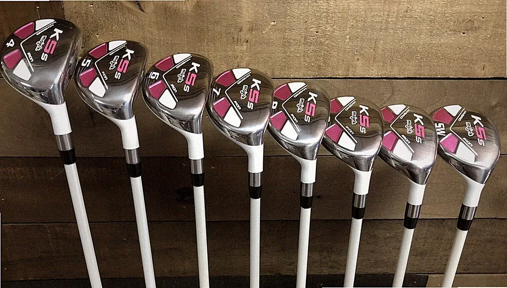 DEMO Petite Senior Womens Majek Golf White Hybrid Set 4-SW Lady Flex 165-TZ75