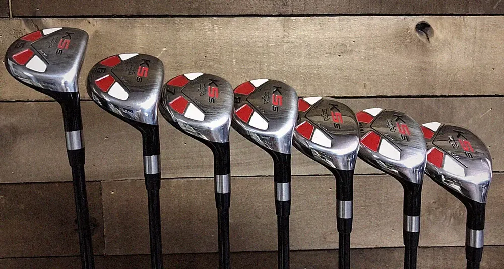 DEMO RH Senior Mens Majek Golf All Hybrid 5-SW Set Senior Flex Graphite 184-BMCY