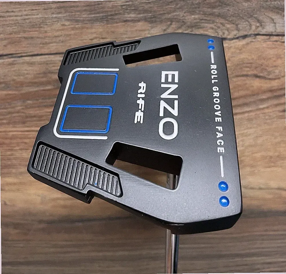 DEMO Rife Golf ENZO LOW TORQUE 38" +3" Center Shaft Putter RG 16 Grip 6108-FXGJ