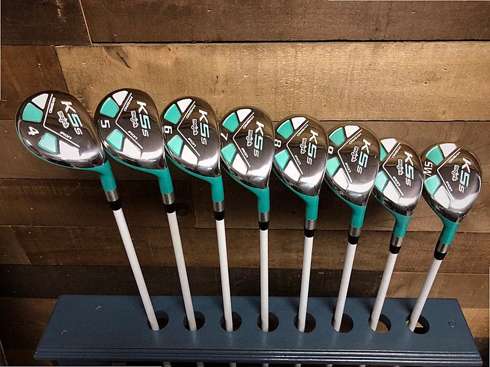 DEMO Womens Majek Golf Clubs Teal Ladies Hybrid Set #4-SW Lady Flex 103-BSJG