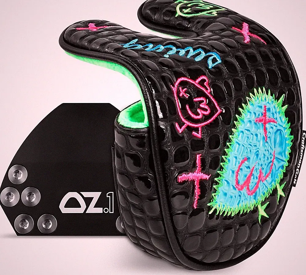 DF3 Putter Cover Golf Headcover Center Shaft Birdie Design OZ1