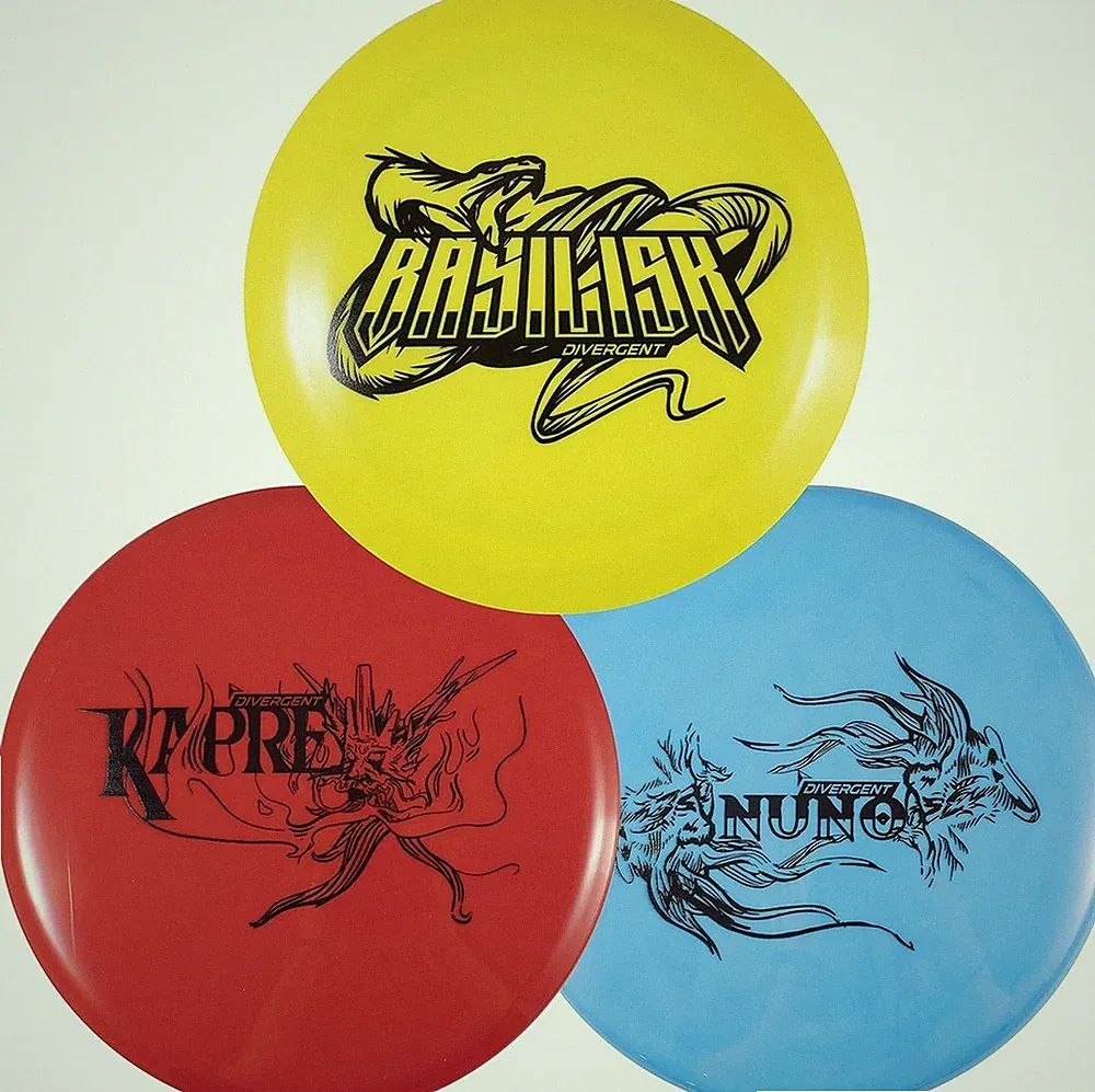 Divergent Discs Max Performance 3-Disc Golf Starter Set - Disc Golf Beginner Set