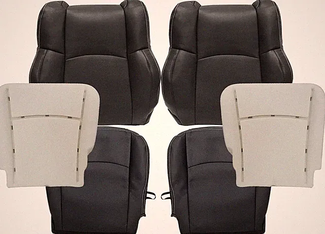 Dodge Ram 1500-5500 2009-2012 Microfiber Leather Seat Covers & Foam Cushions