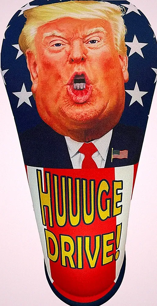Donald Trump Driver 460CC Golf Club Headcover Huuuge Drive! MAGA 2024 USA Made!