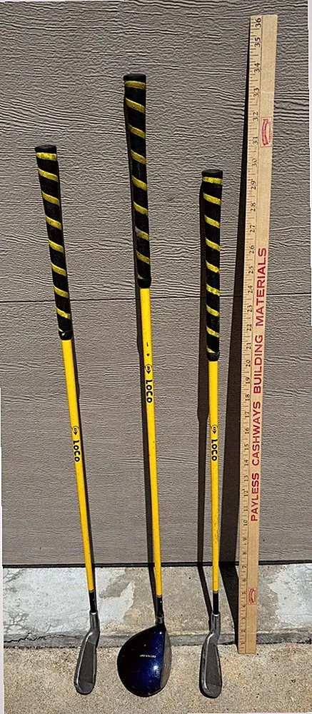 Dunlop Jr. LOCO Crazy Long Juniors Golf Club Set RH 5 & 7 Iron, Driver 15*