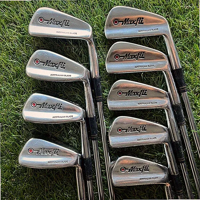 Dunlop Maxfli Austalian Blade 2-Pw Steel Regular Flex Japan Forged 1978 Red dot