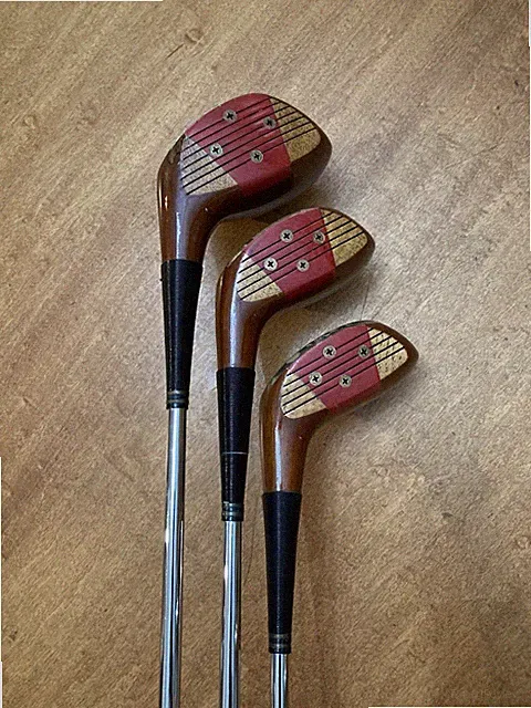 DUNLOP MAXFLI PRO SPECIAL PERSIMMON WOOD SET 1 3 5 Dynamic Gold S400 Stiff Steel