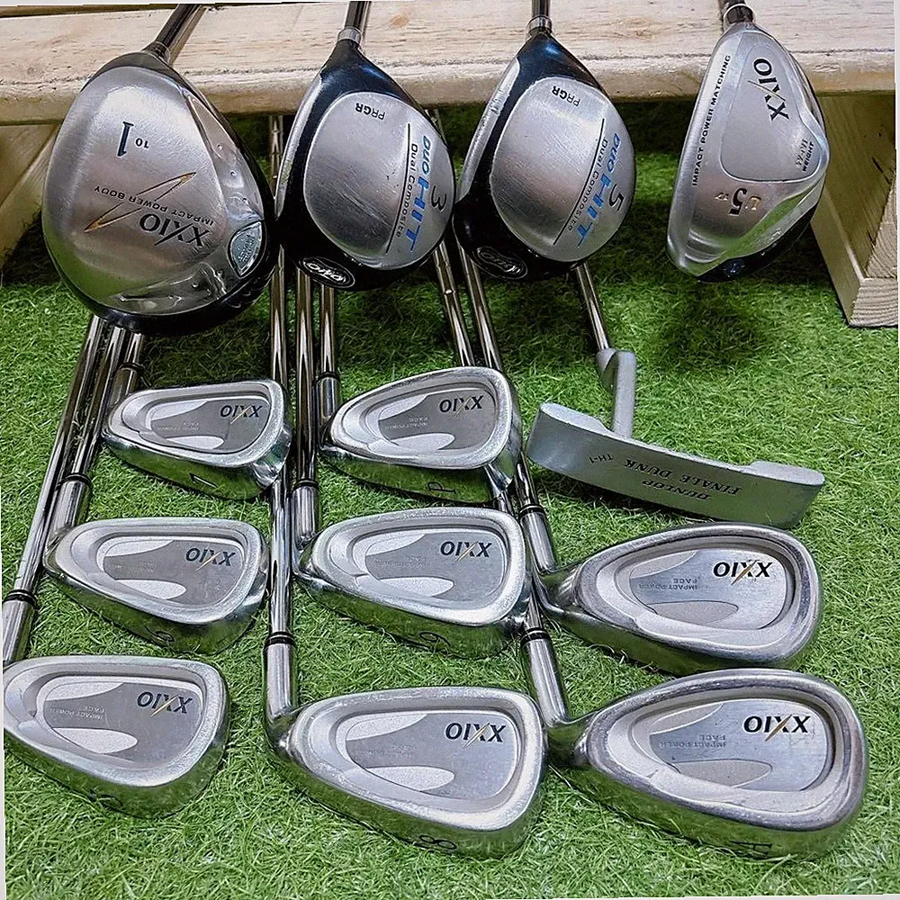 DUNLOP XXIO MP300 MP200 PRGR DUO Mens Golf Clubs Set Ready 13pc ESS6