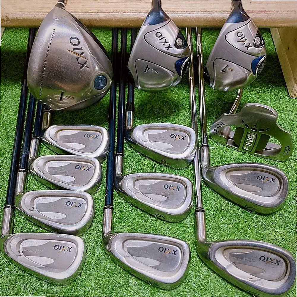 DUNLOP XXIO PING CRAZ-E Mens Golf Clubs Set Ready to Play Right 13pc ES9