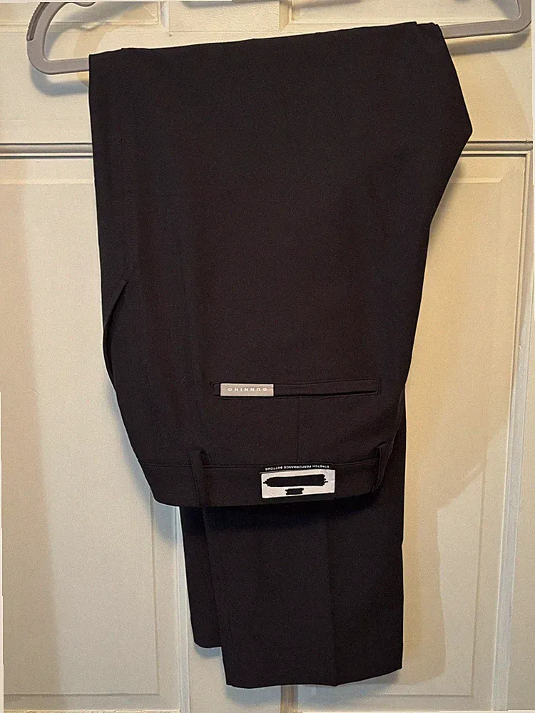 Dunning Golf Pants Men’s 35x30 Black Stretch Performance Golf Pants NWT